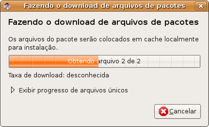 Download do pacote